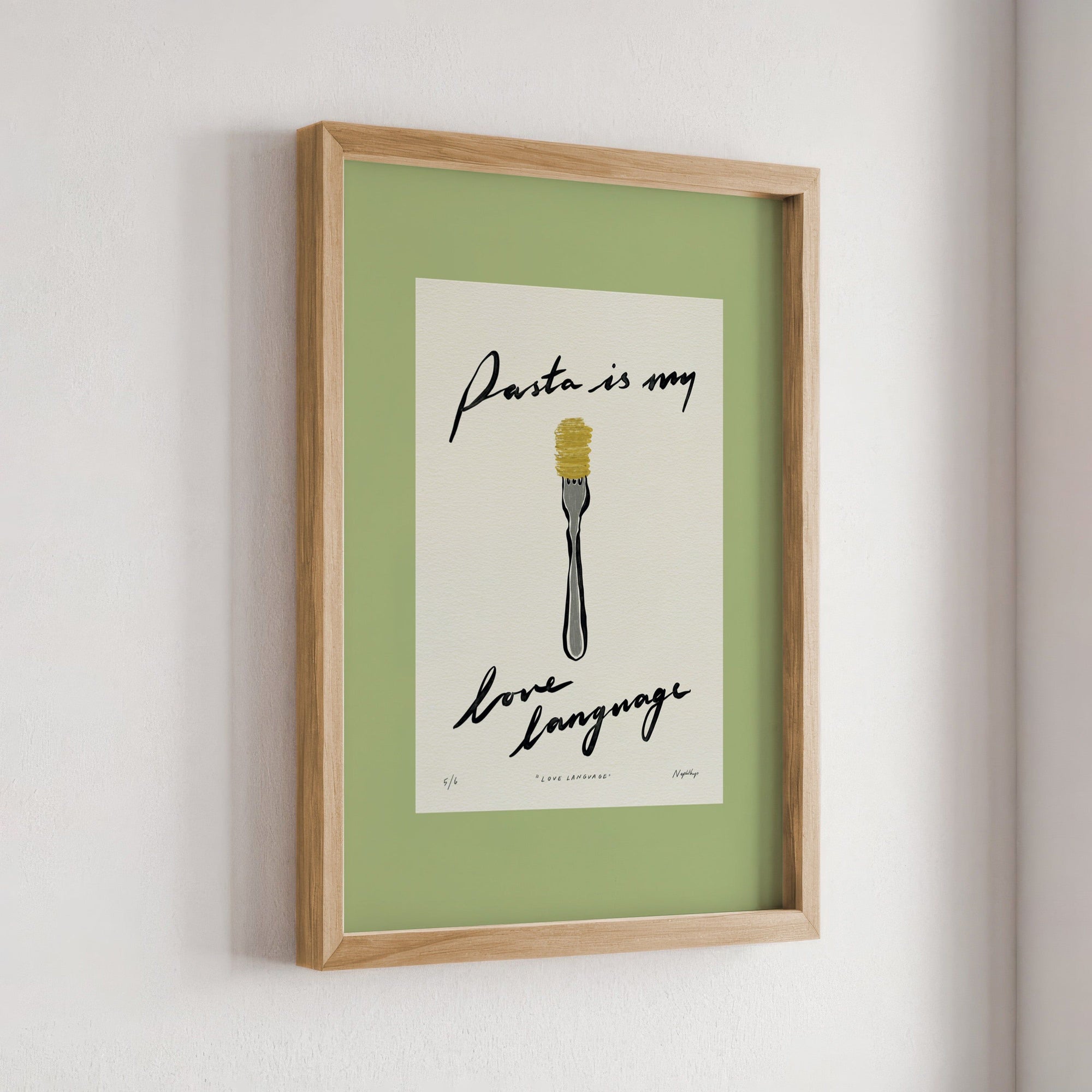 Pasta Is My Love Language Print