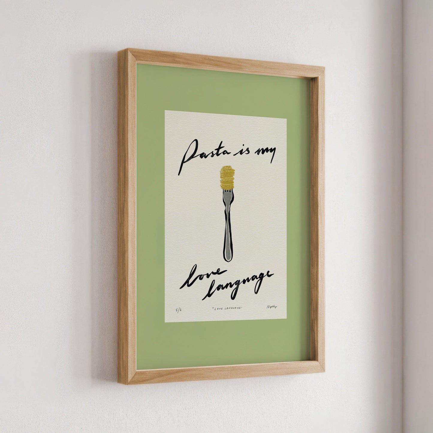 Pasta Is My Love Language Print