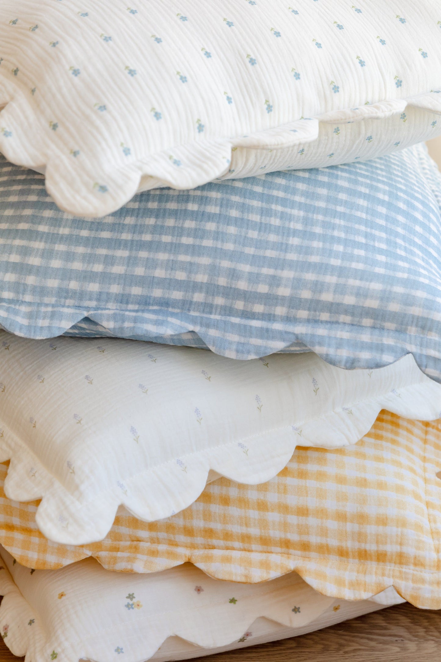 Soft Petal Cushion Covers (Set of 2) – Daisies