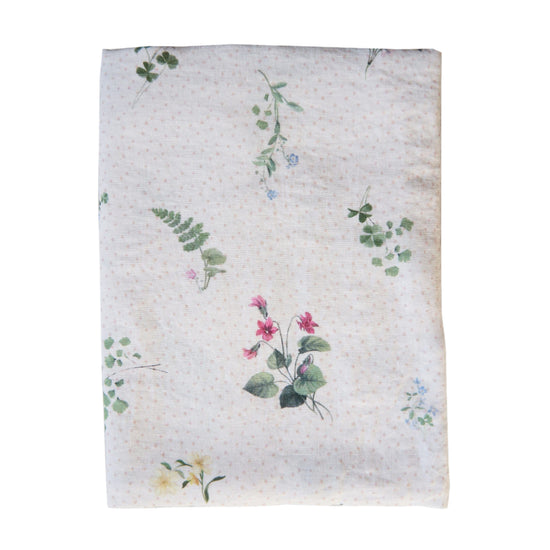 Signs of Spring Spot Linen Tablecloth