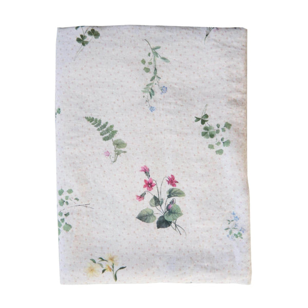 Signs of Spring Spot Linen Tablecloth