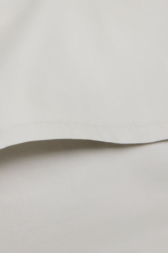 Percale Organic Cotton Pillowcases - Equinox Silver