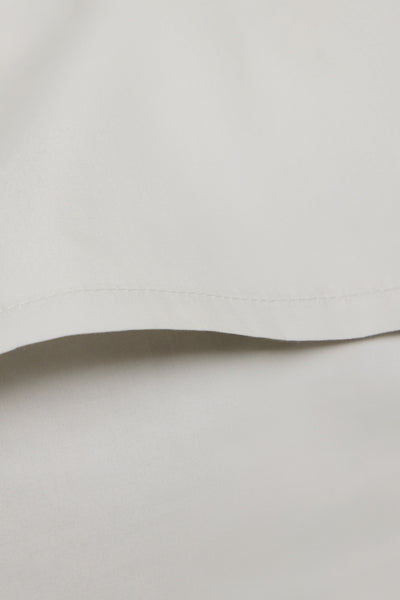 Percale Organic Cotton Pillowcases - Equinox Silver