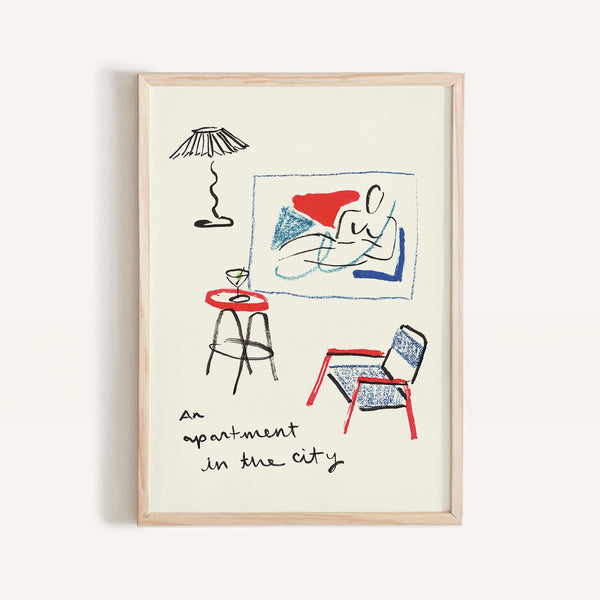 “An Apartment in the City” Mini Art Print