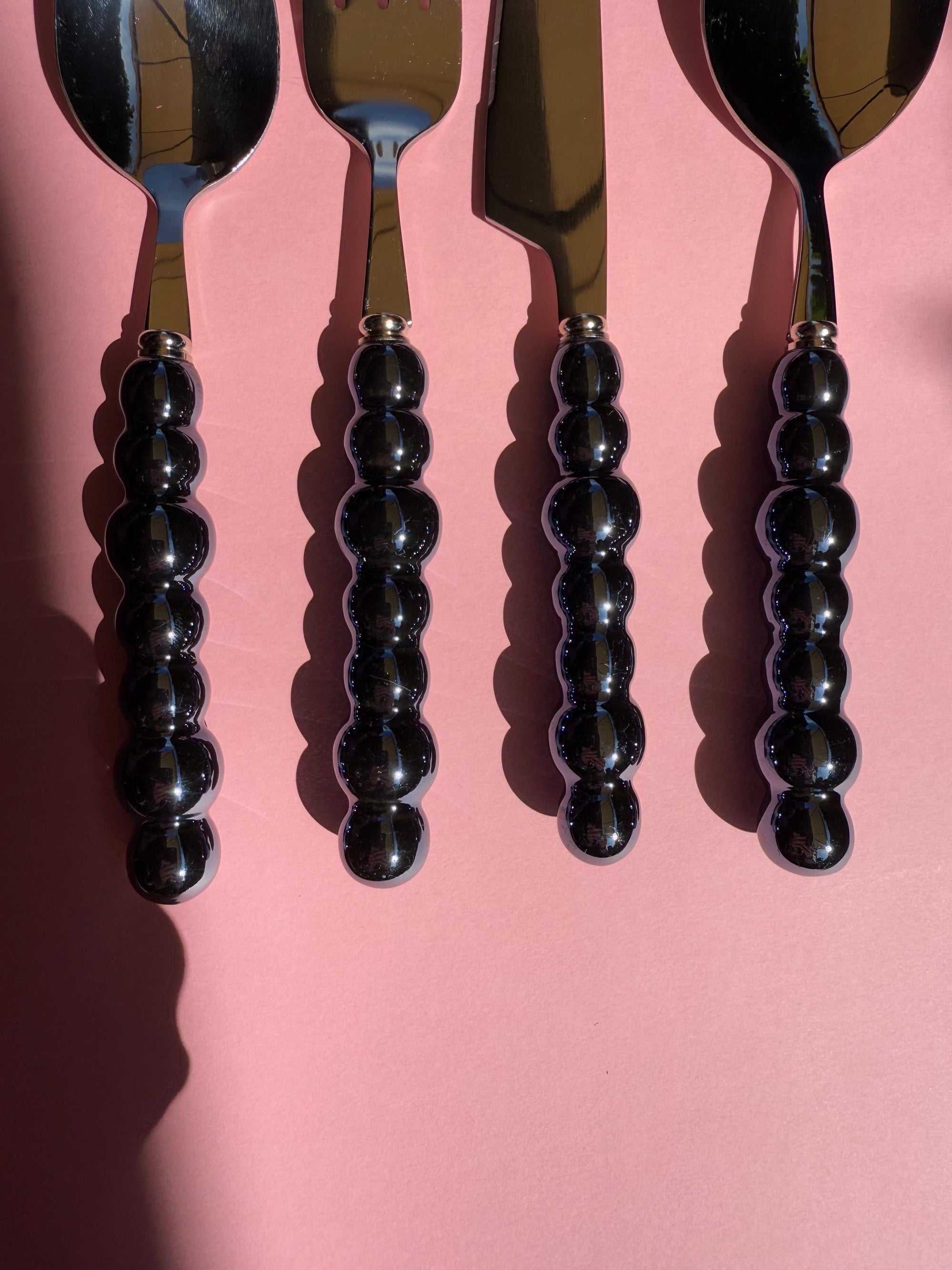 Perlita Cutlery Set - Navy Blue