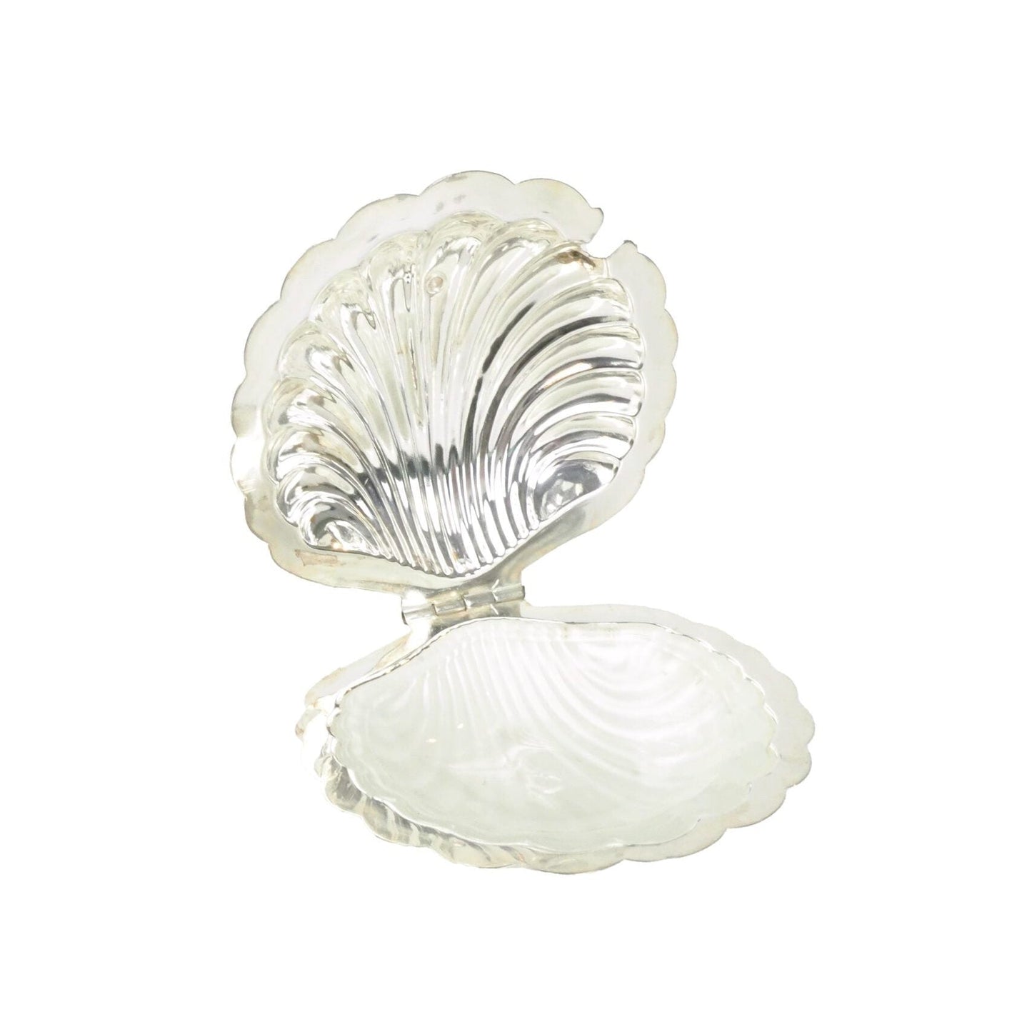 Vintage Silver Plate Shell Dish