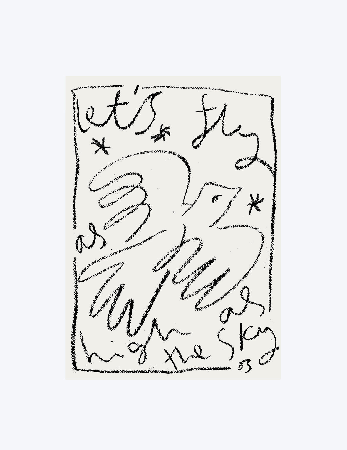 Let's Fly Print