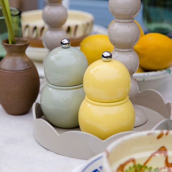 Sage  Chubbie Salt or Pepper Mill