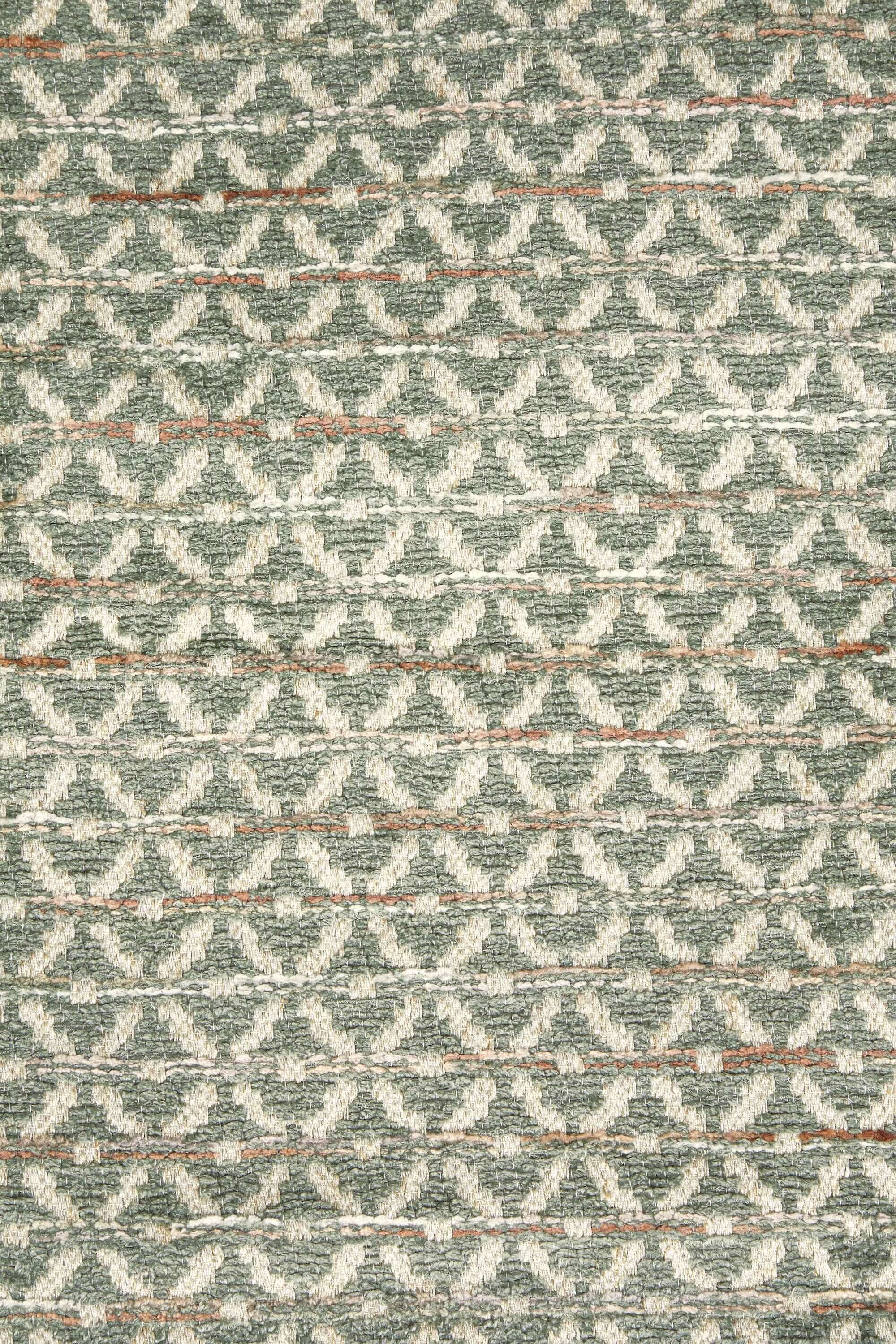 Jacquard Throw - Leaf Green