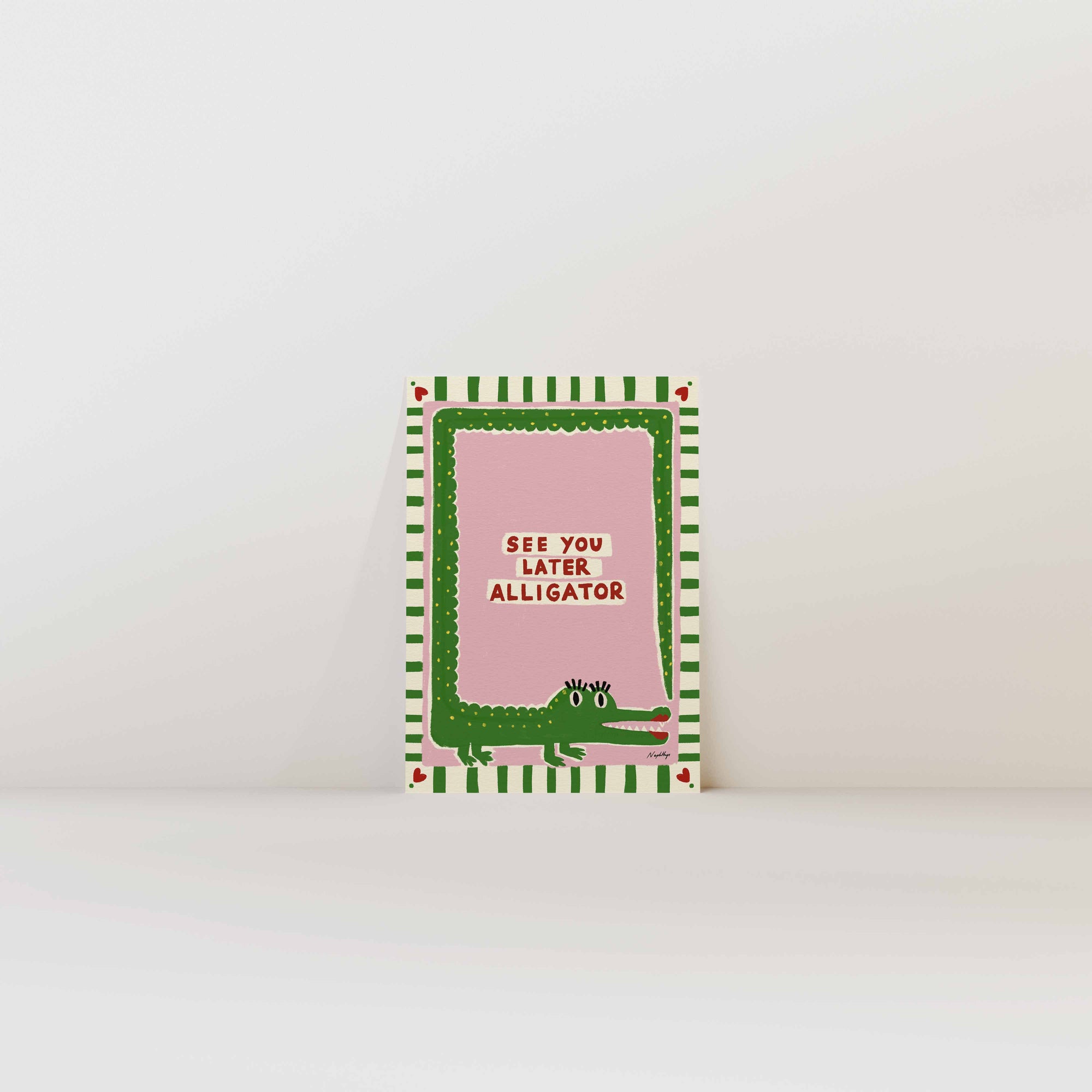 See You Later Alligator Print