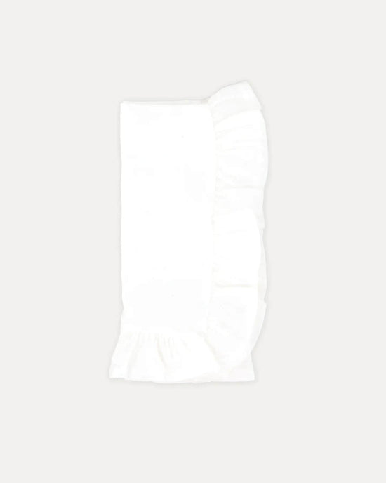 White Ruffle Napkin