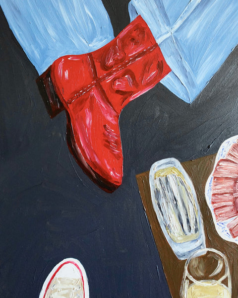 A Stool for Five Painting