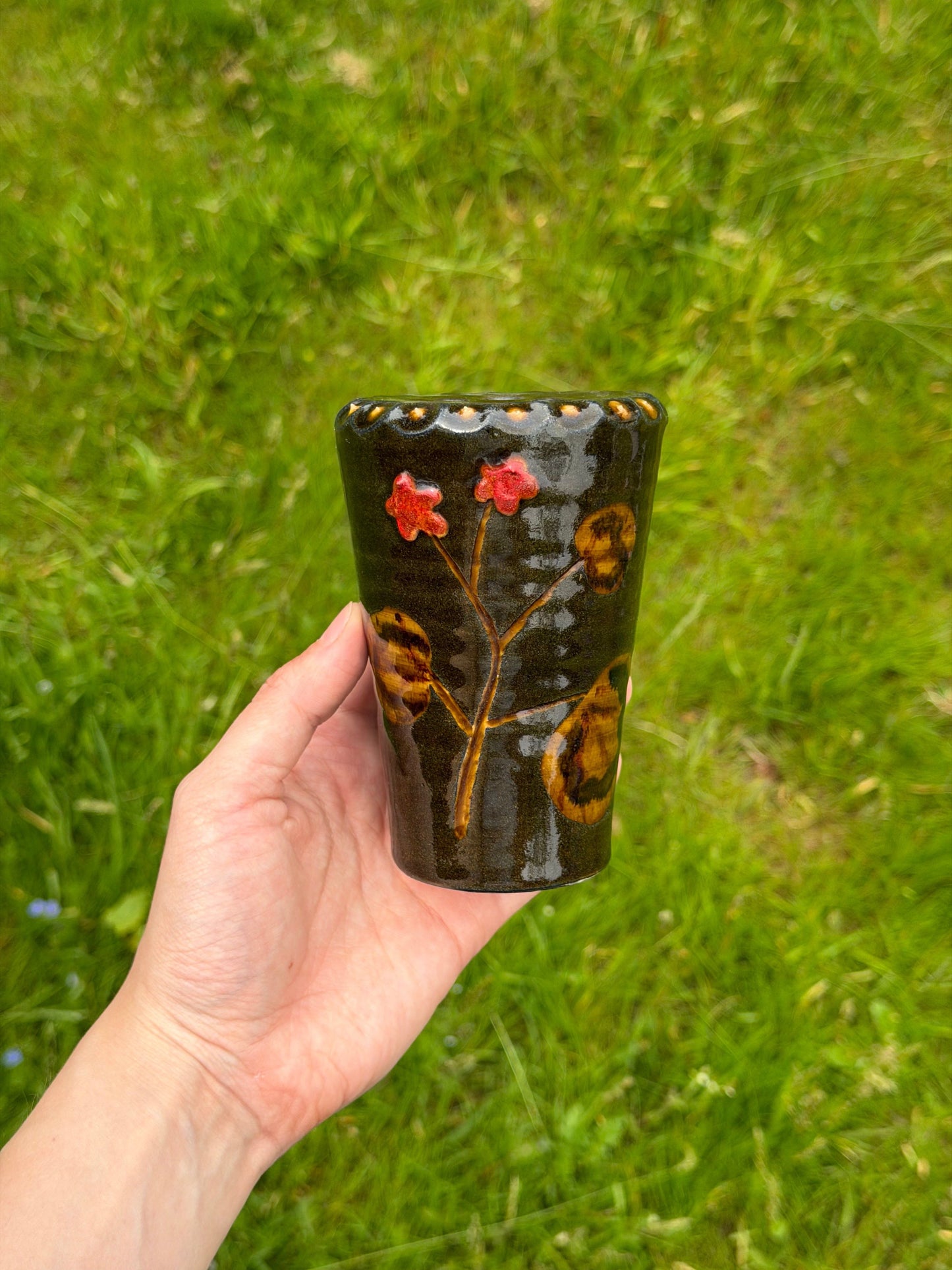 Pelargonium Vase - Black - #5