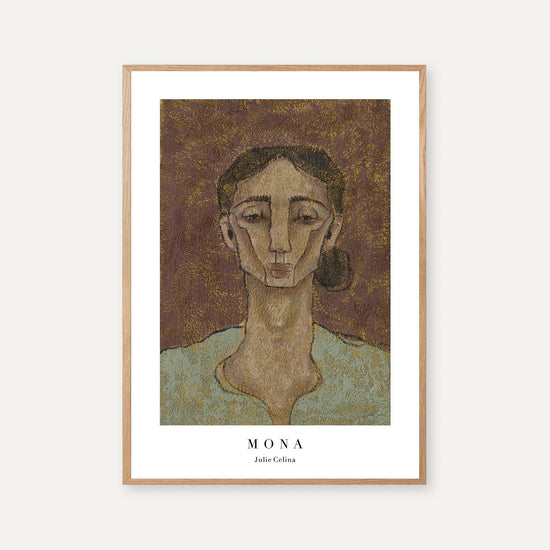Mona - Portrait Wall Art Print