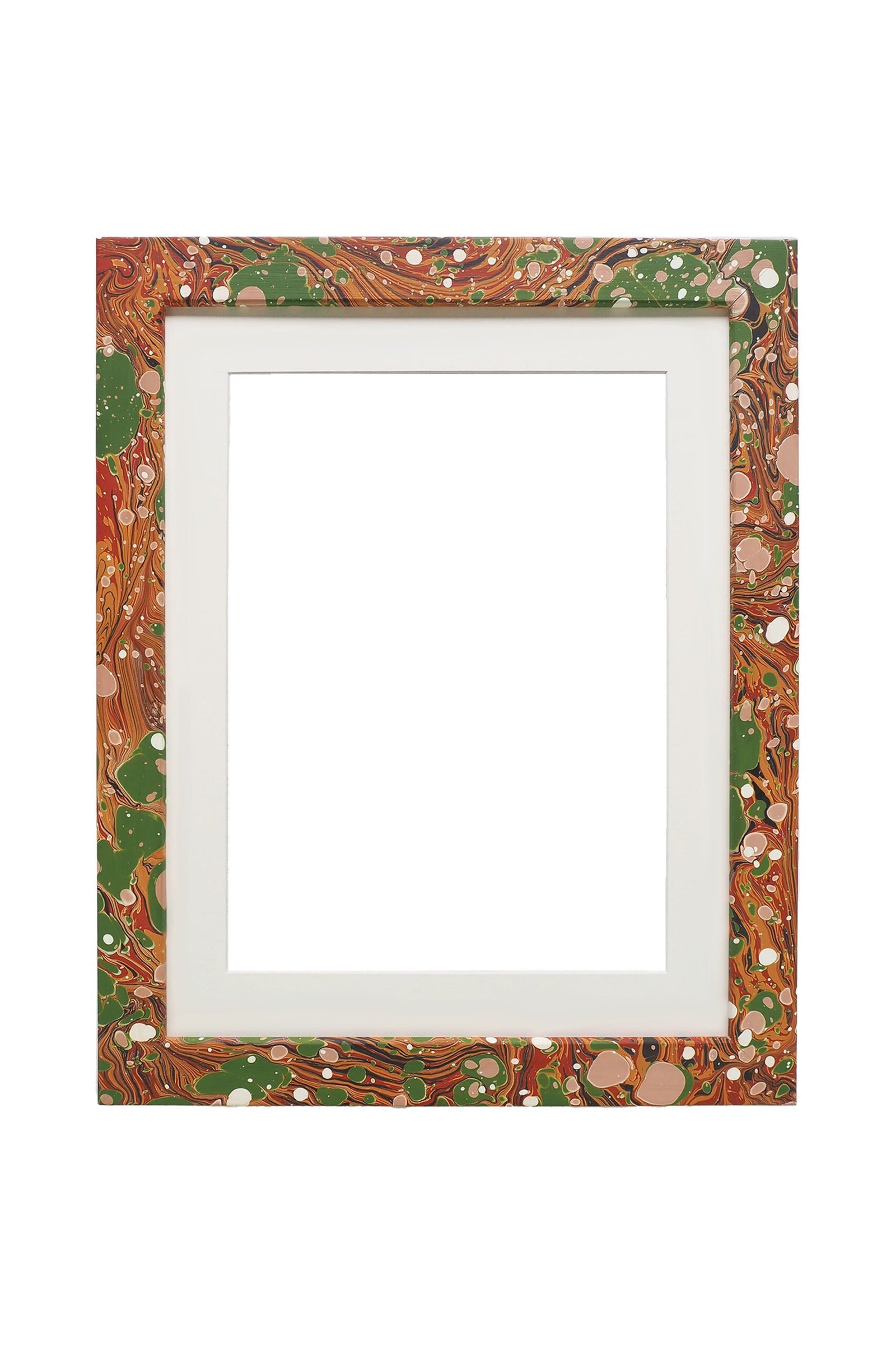 Hand Marbled Igneus Frame
