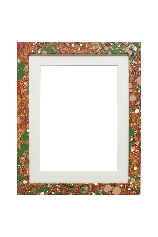 Hand Marbled Igneus Frame