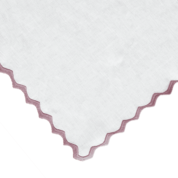 Embroidered Ripple Stitch Placemats 14" × 18" (Set of 4)