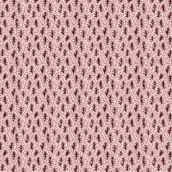 Trees I - Rose Crimson (Fabric)