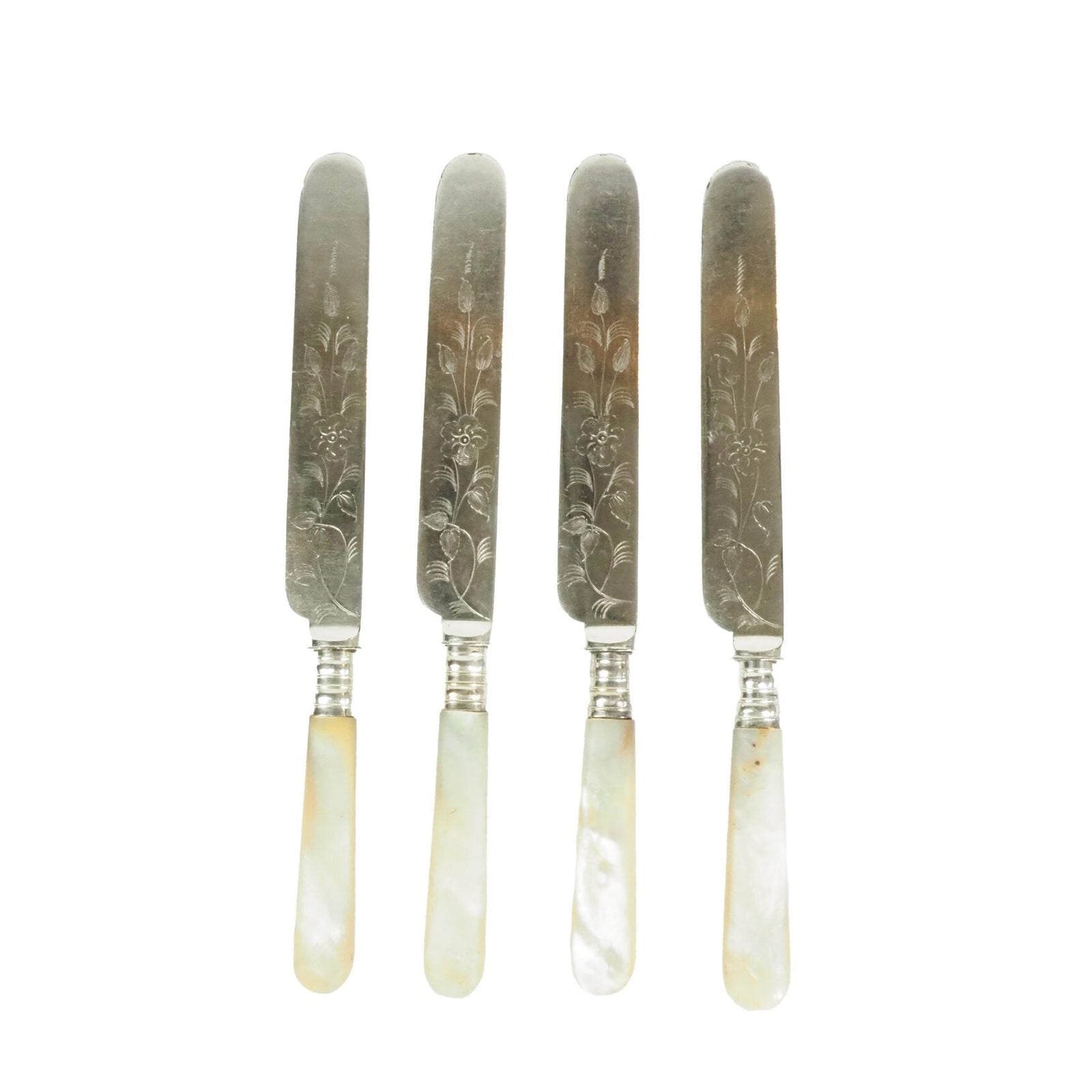 Antique Silver Plate Knives