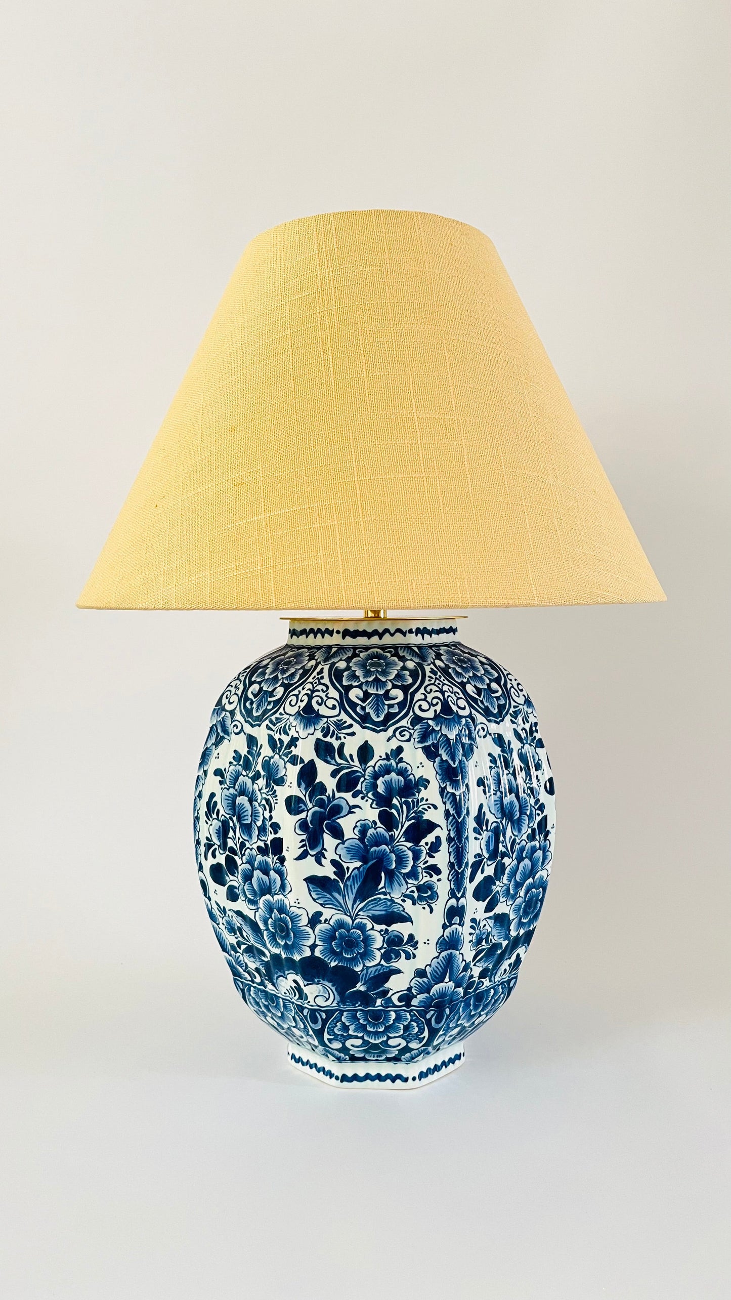 Antique Delft Lamp