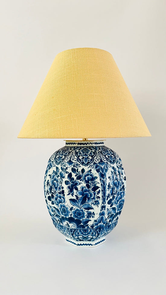 Antique Delft Lamp