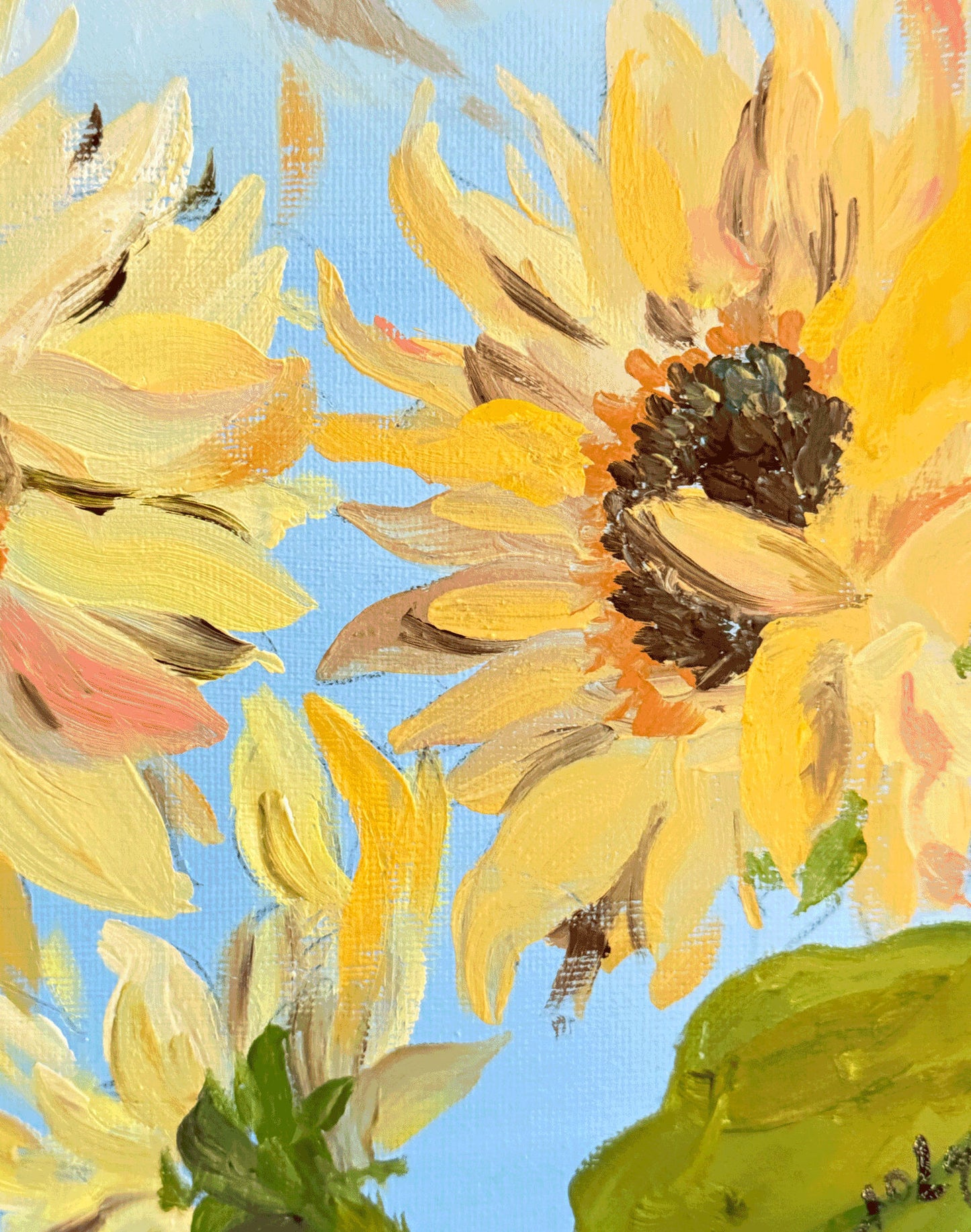 The Sun - Original Oil On Canvas