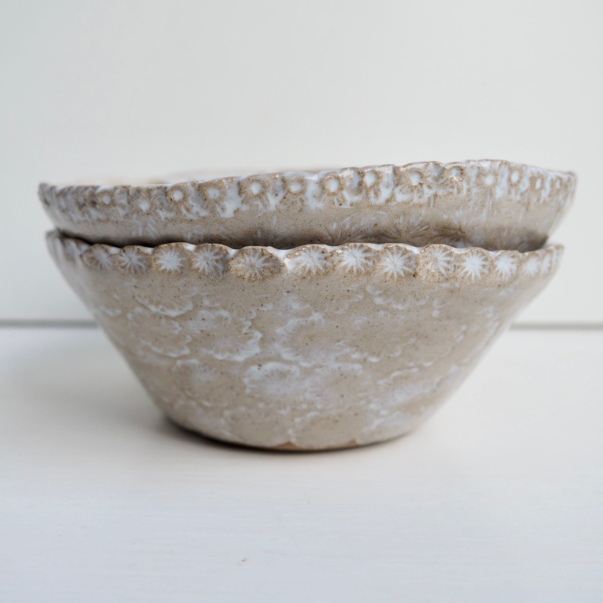 Handmade Gold Ceramic Ring Dish