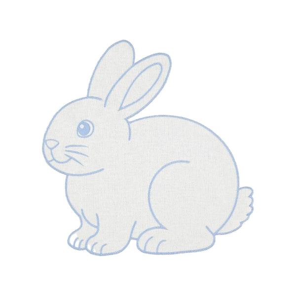 Rabbit Placemat in Blue, Anti-Stain