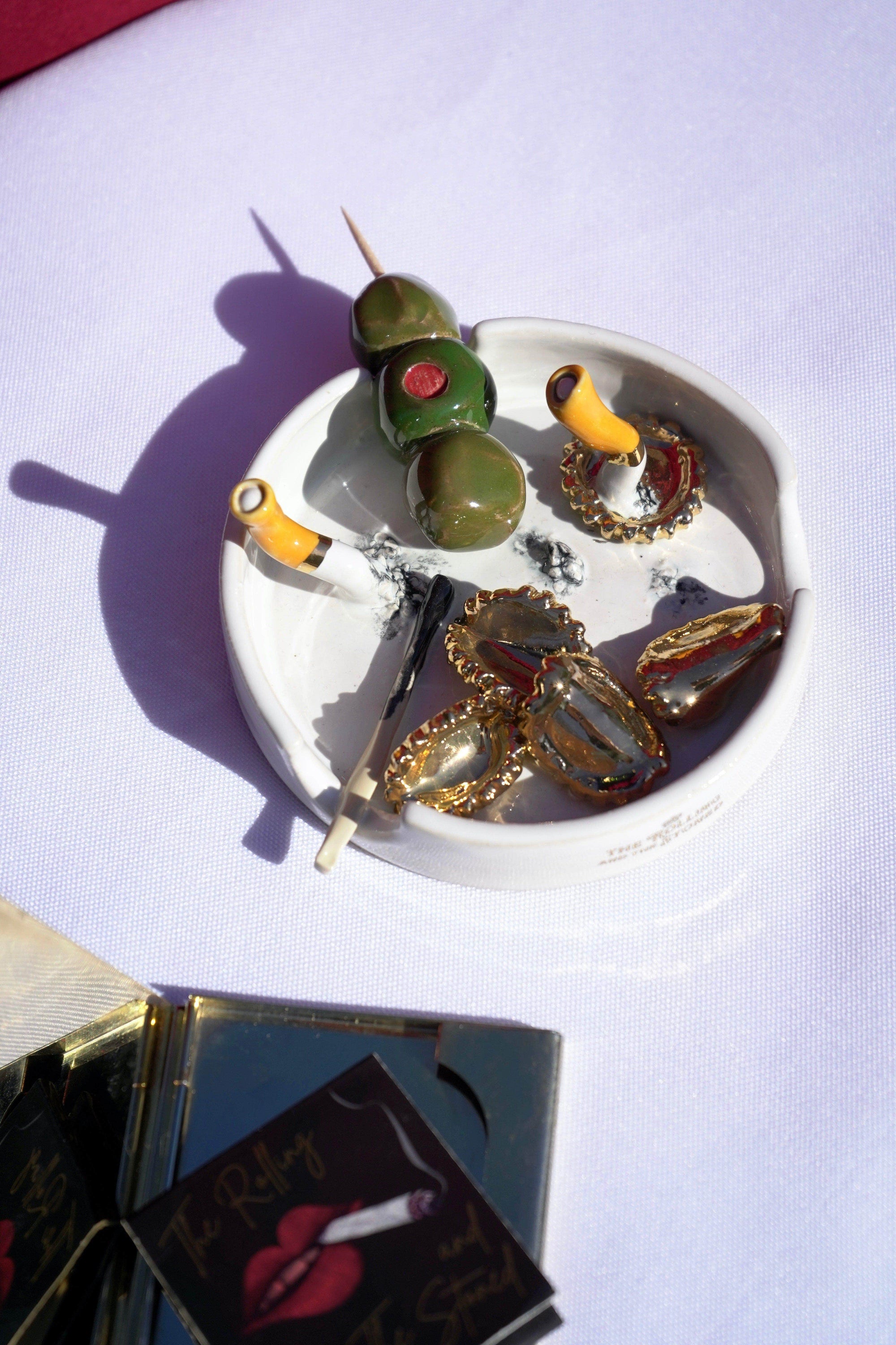 Triple Olive & Beers Ashtray