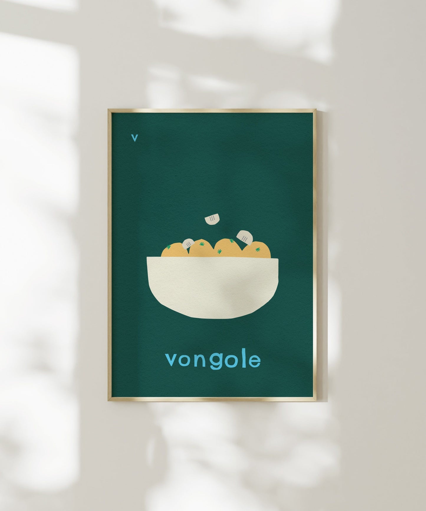 V for Vongole Art Print