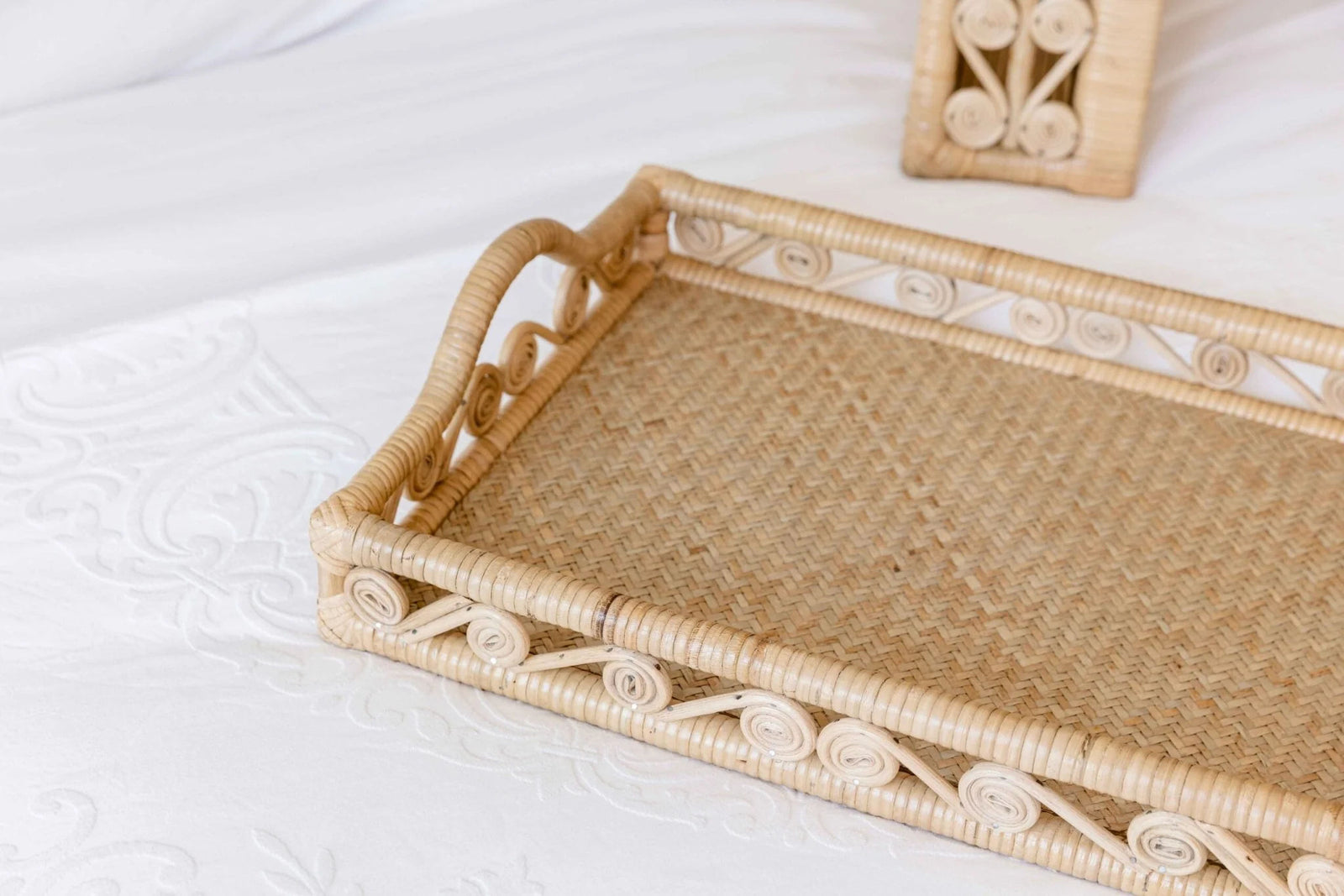 Ivy Rattan Tray
