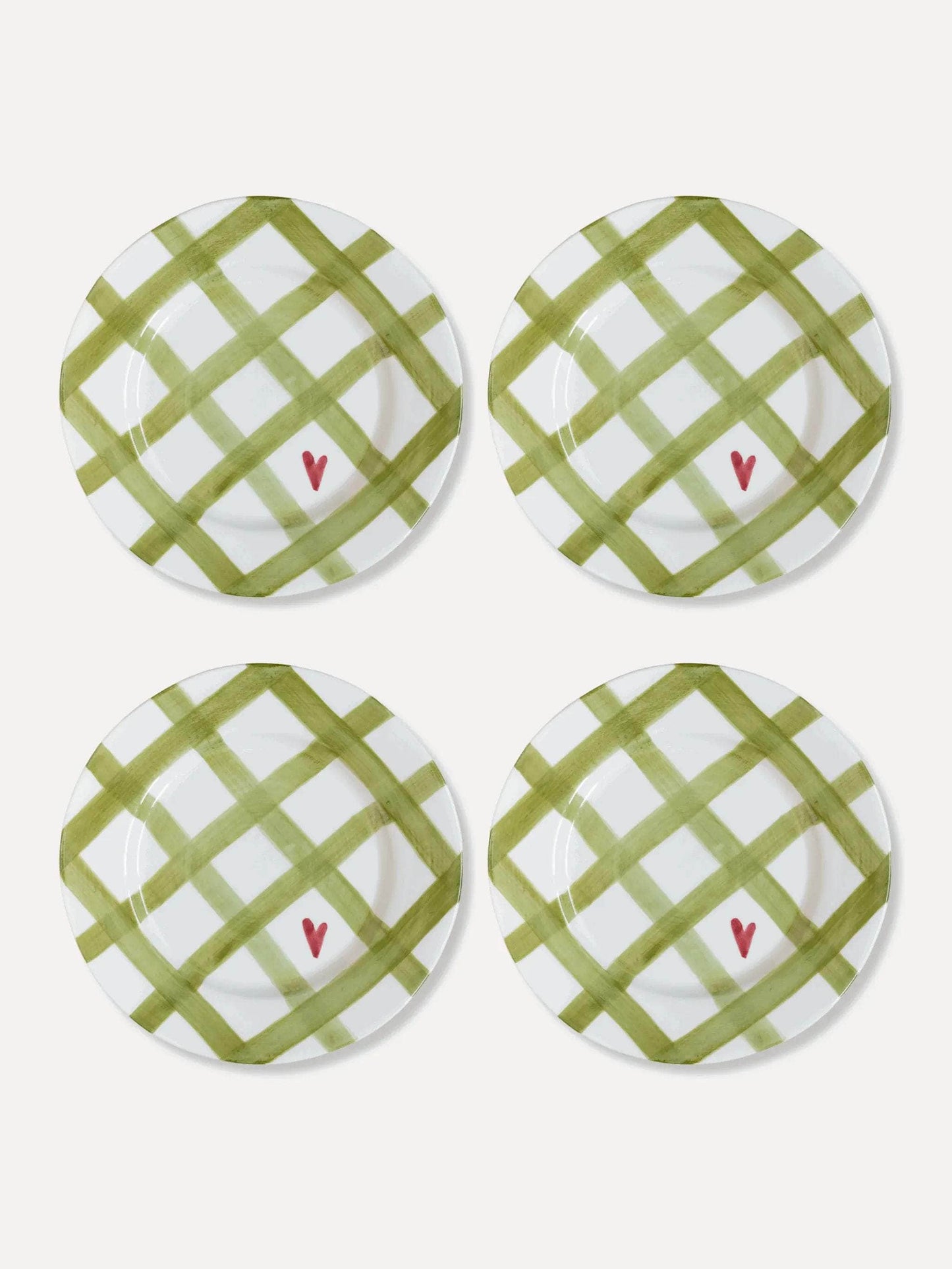 Picnic Hand Painted Ceramic Dinner Plate