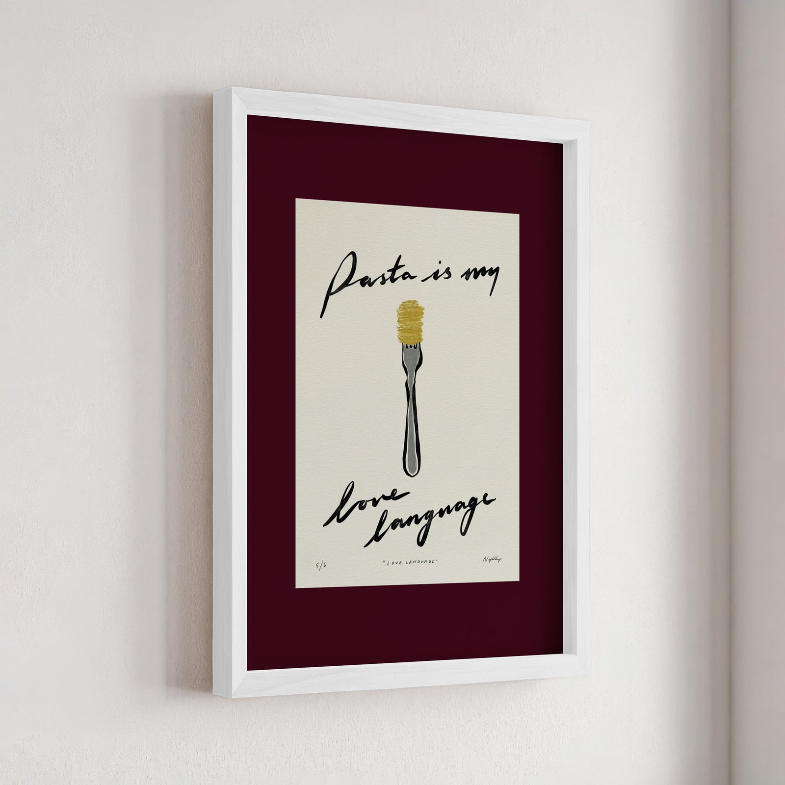 Pasta Is My Love Language Print