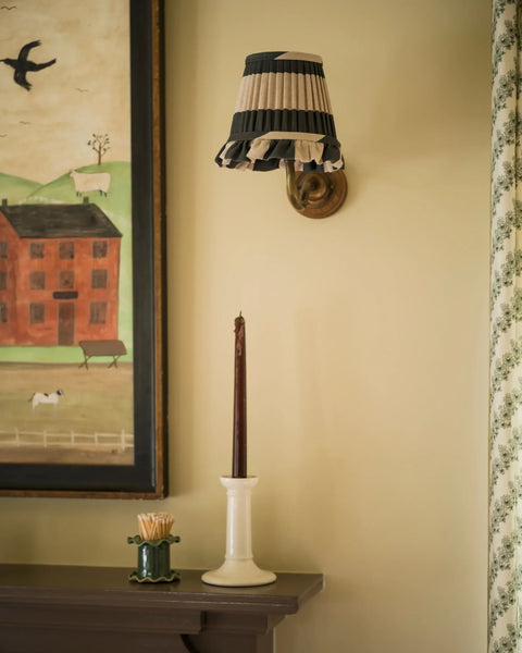 Blue Black Wall Light Lampshade