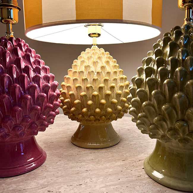 Pink Pigna Lamp