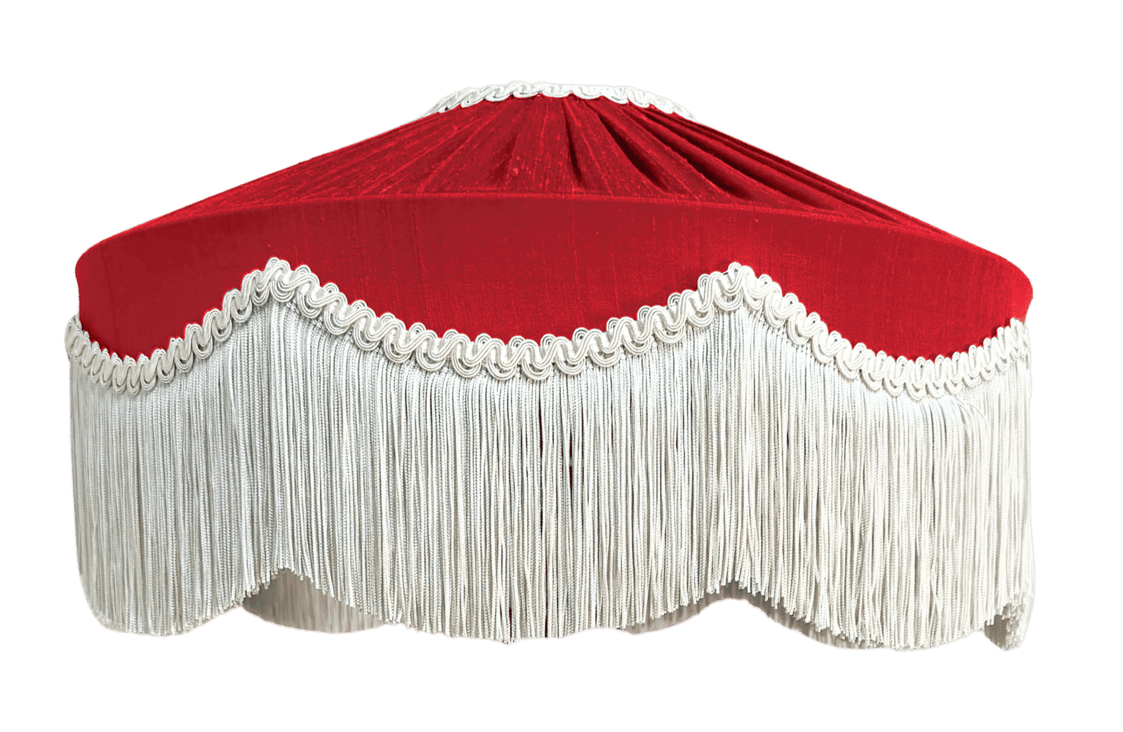 The Peggy Silk Fringed Lampshade - Design Your Own-