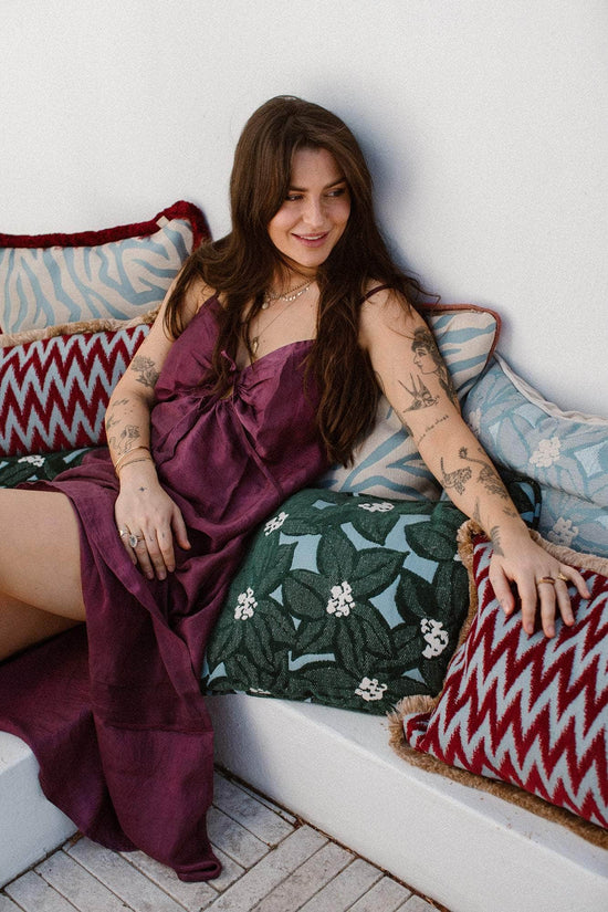 Cushion Michelle Emerald & Ice