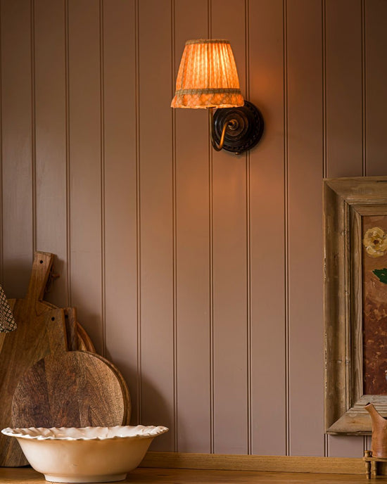 Florina in Buttercup Wall Light Lampshade