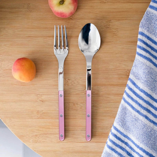 Bistrot Pearly Serving Set, Soft Pink
