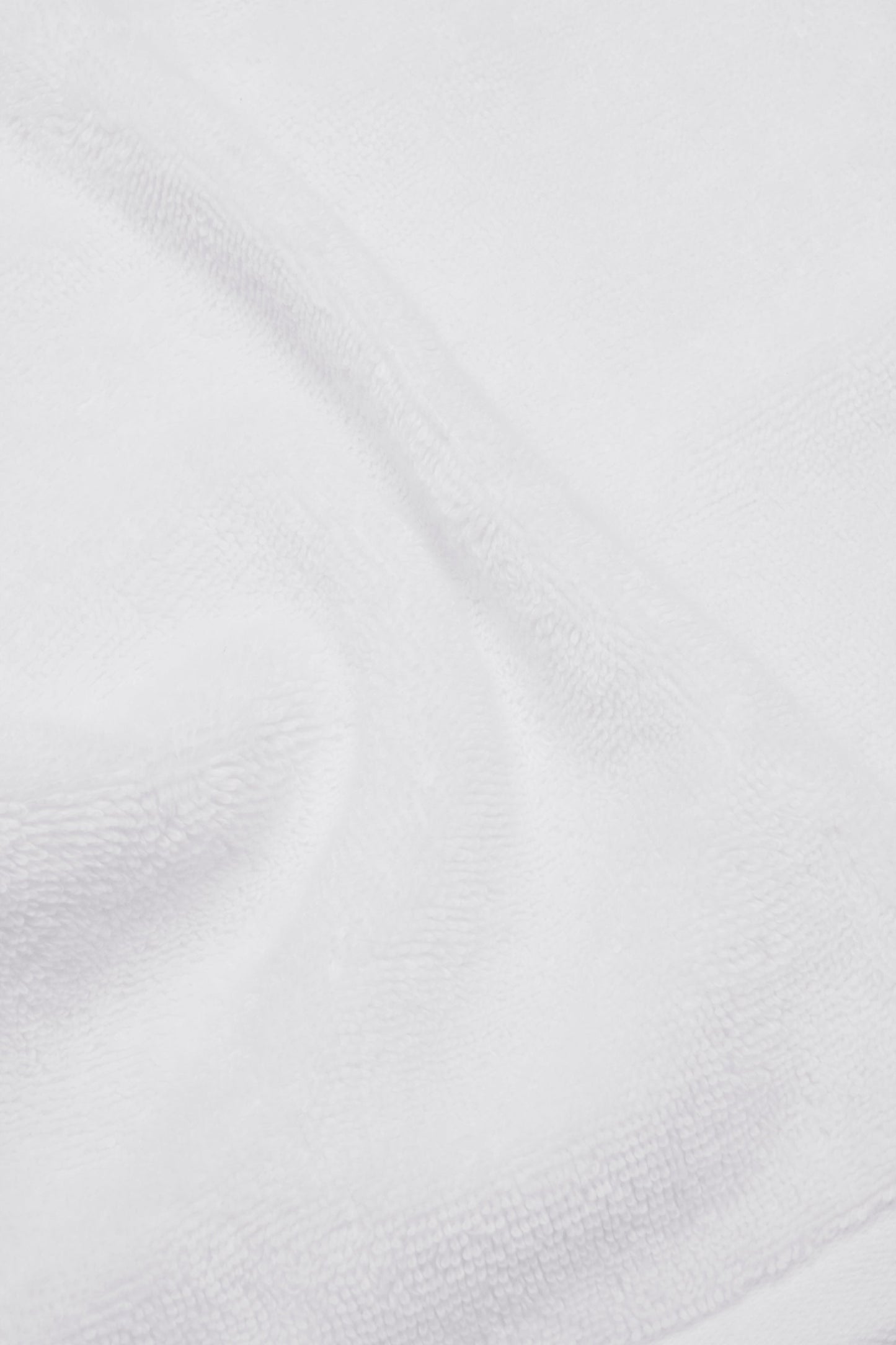 Organic Cotton Face Towel - Classic White