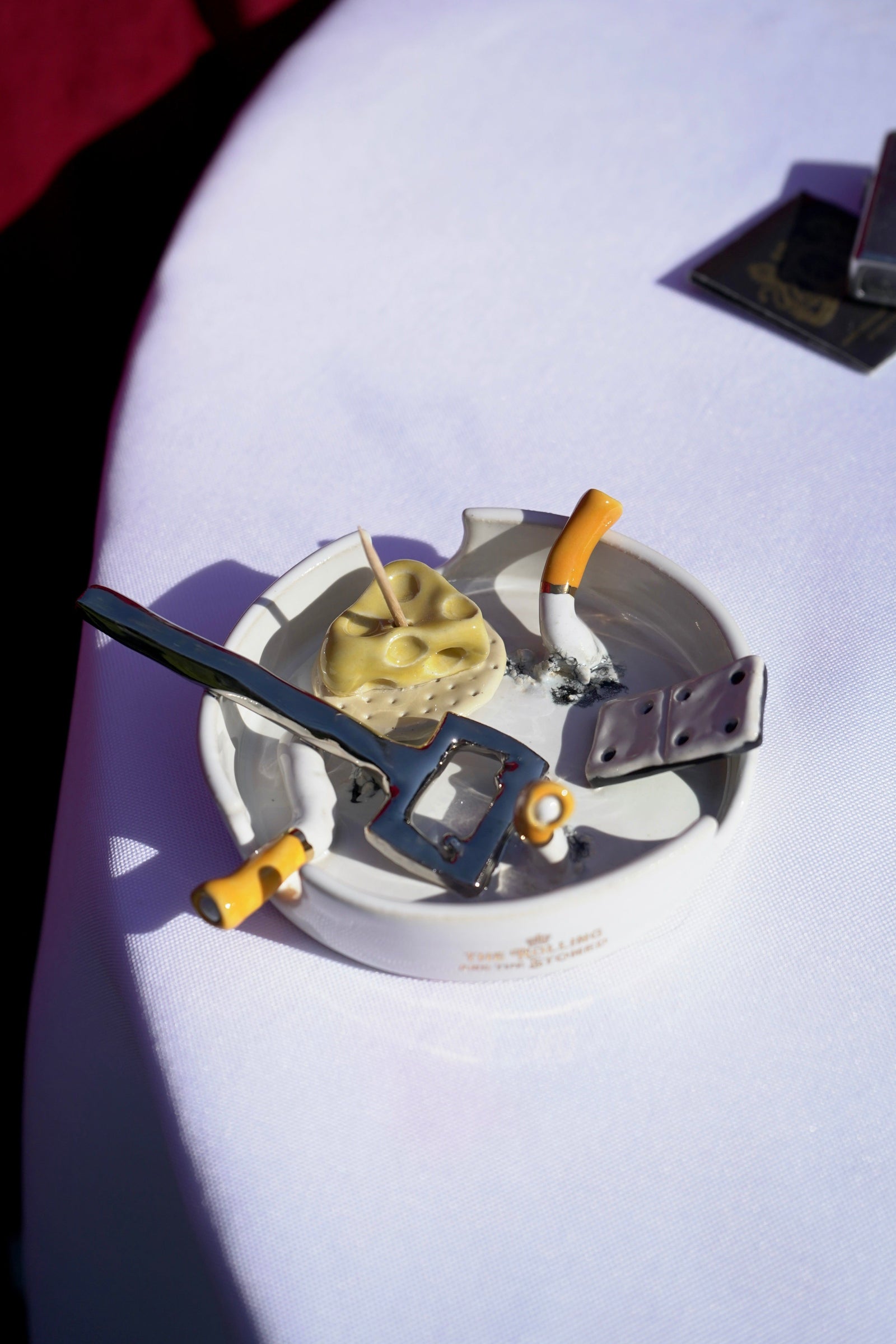 Bottle Opener & Domino Ashtray