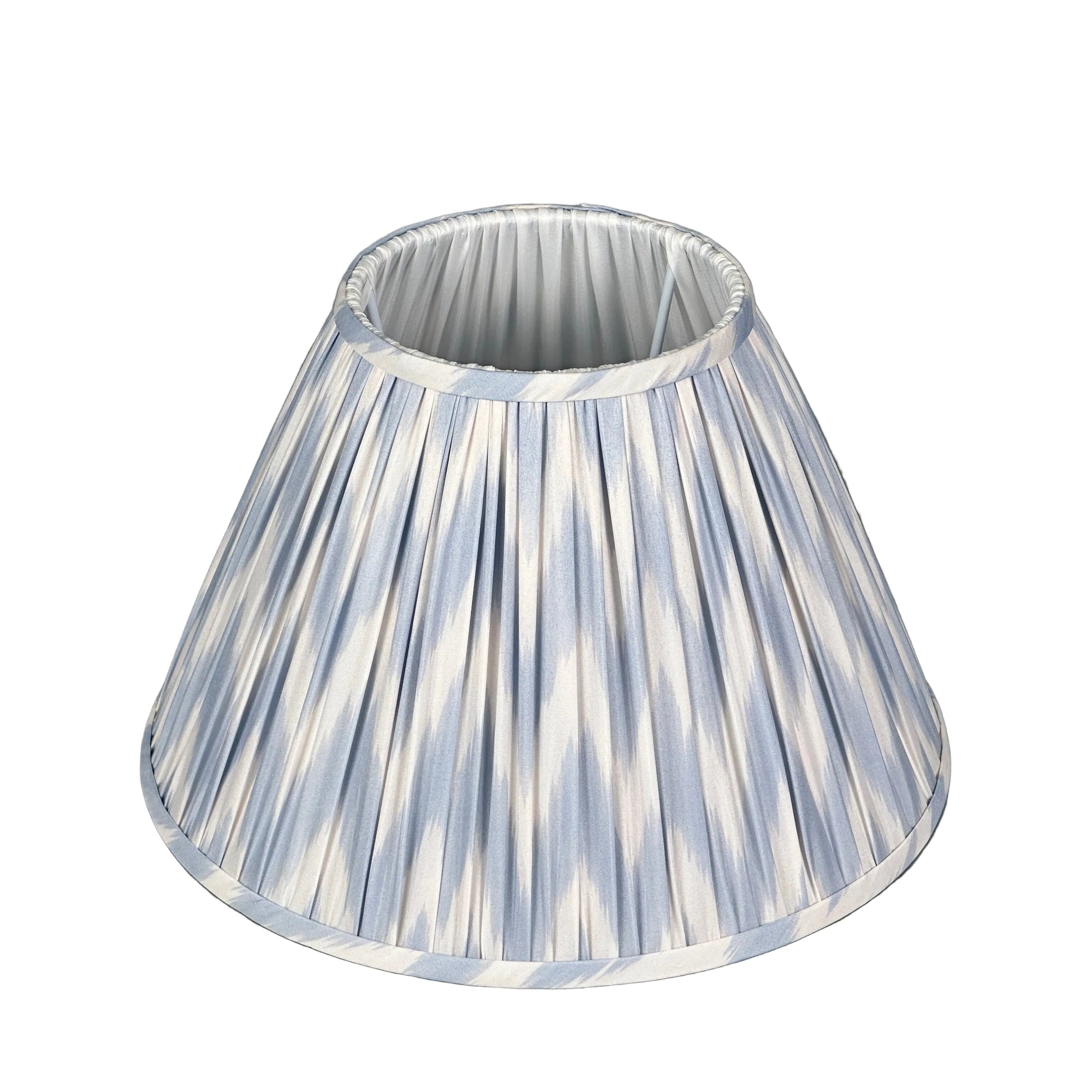 Lampshade Ikat Azure Large