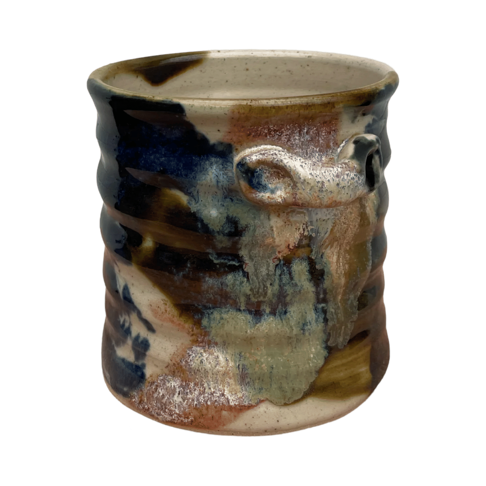 Mixed Glaze Pot #1