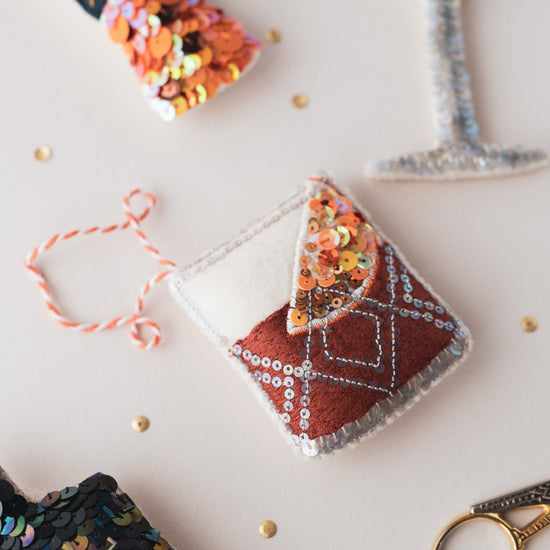 The Perfect Negroni Sequin Ornament