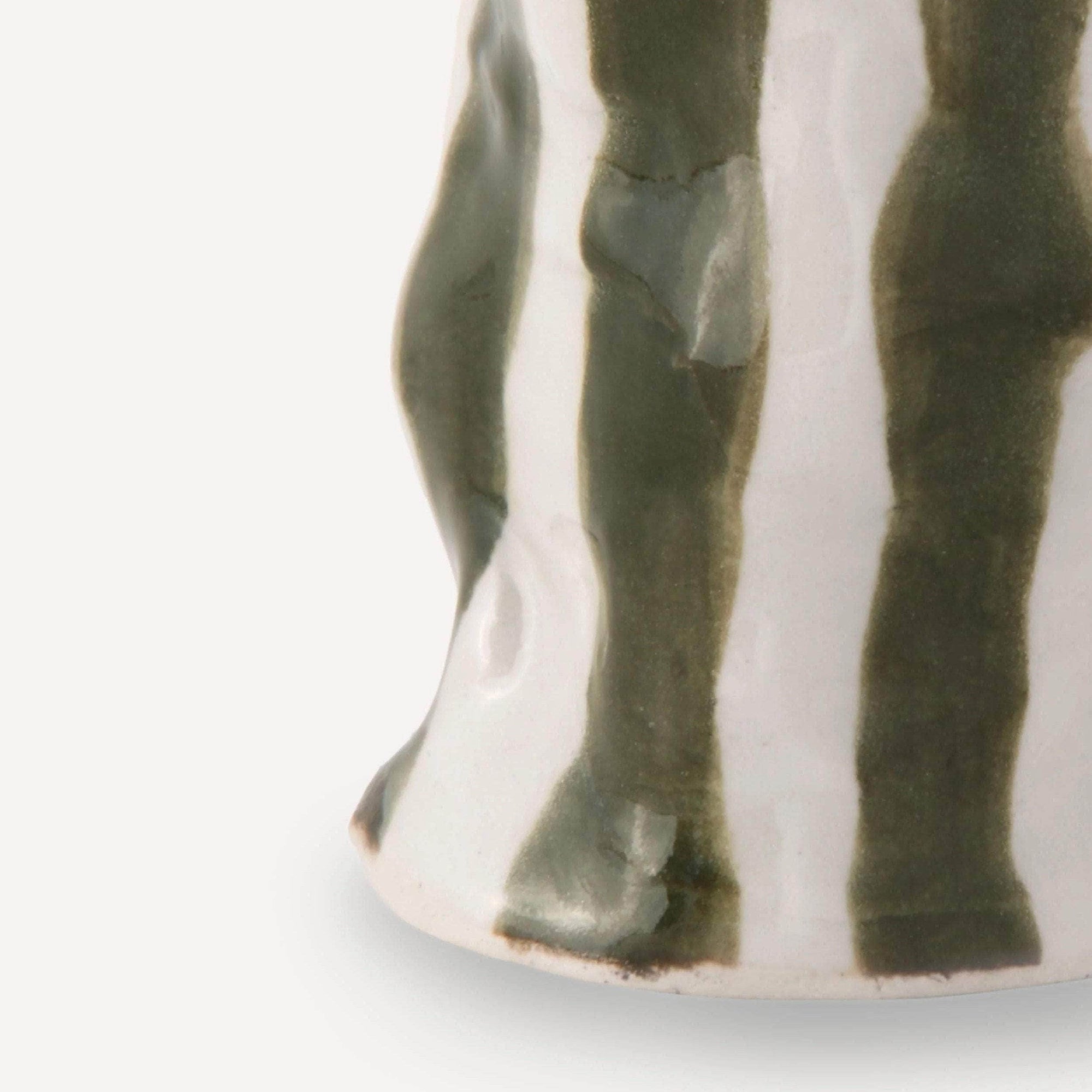 Dark Forest Candy Stripe Candle Holder