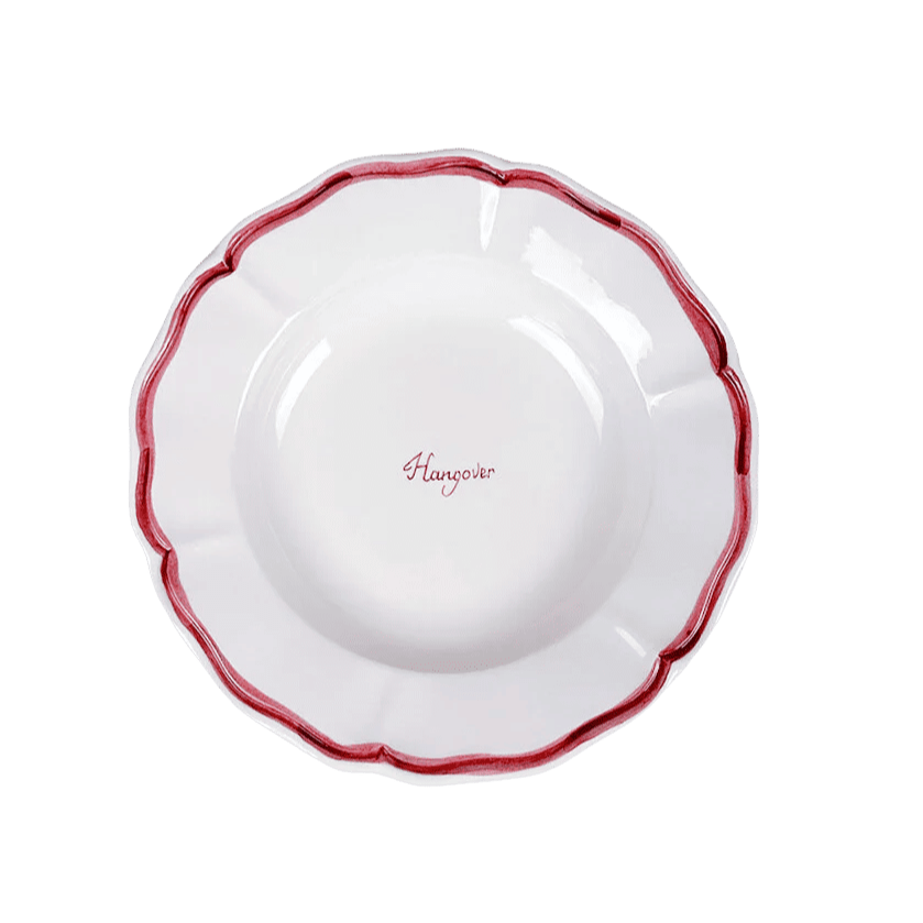 "Hangover" - Soup Plate