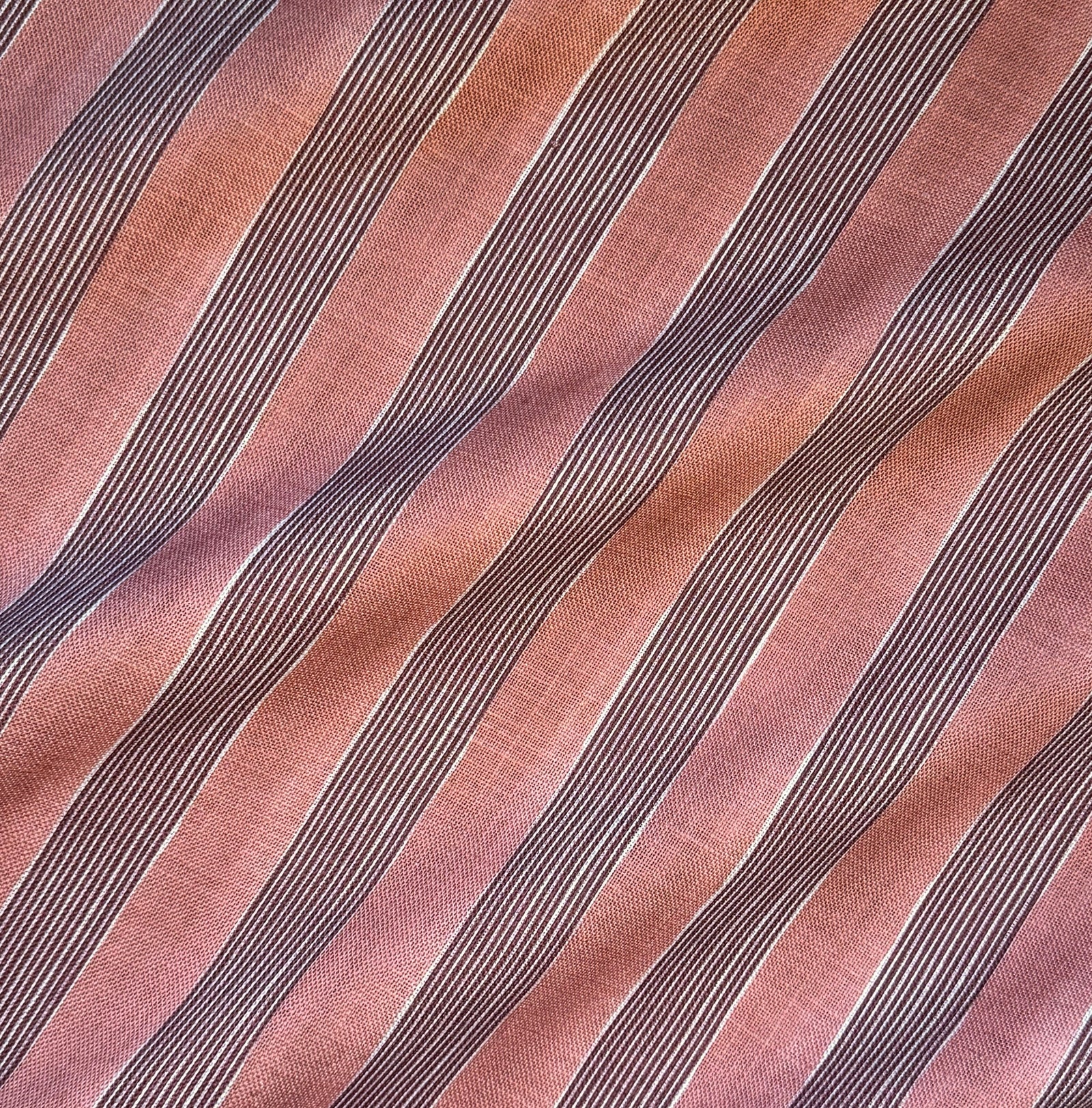 New Stripe Fabric - Fig