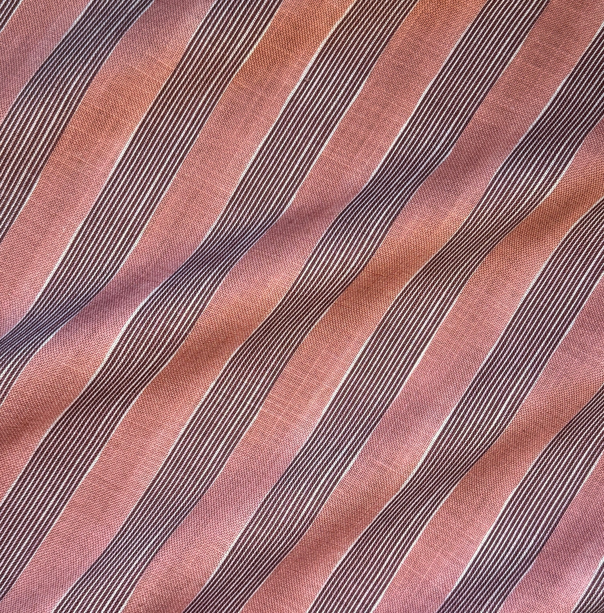 New Stripe Fabric - Fig