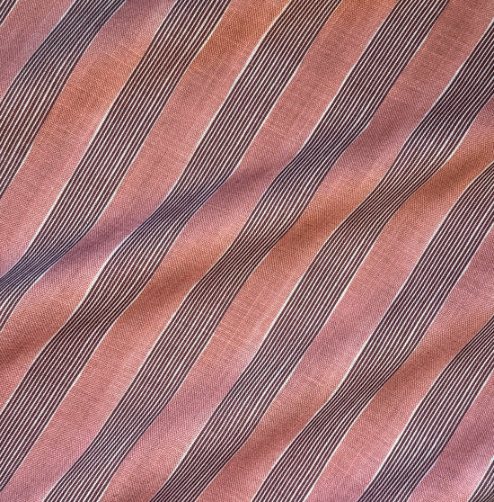 New Stripe Fabric - Fig