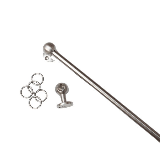 Stainless Steel Cafe Pole - Singular Window